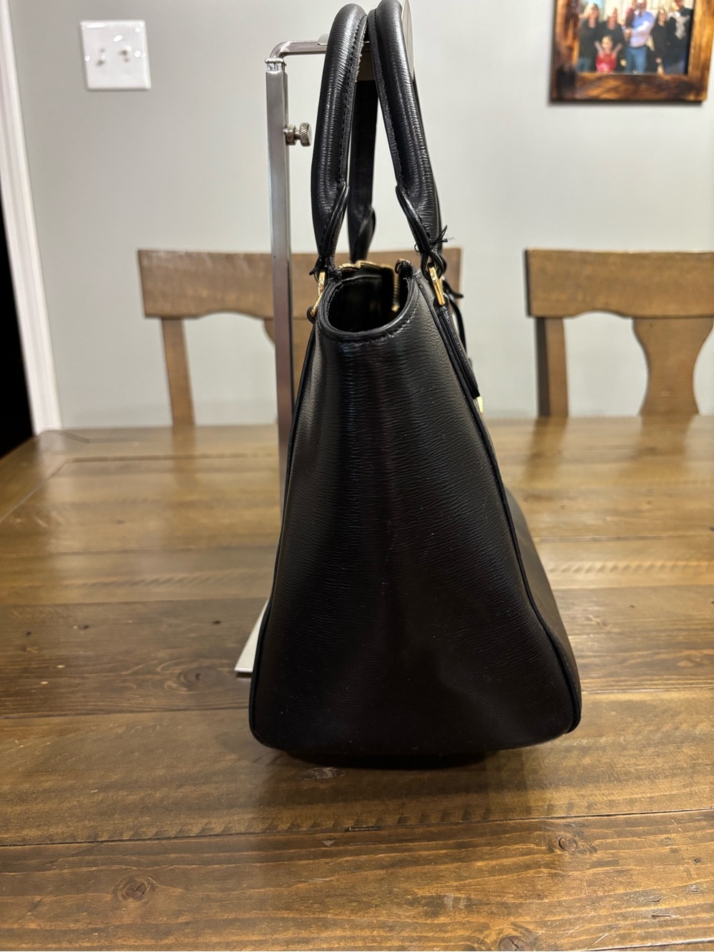 Ralph Lauren Black Leather Tote Bag - Picture 3 of 12